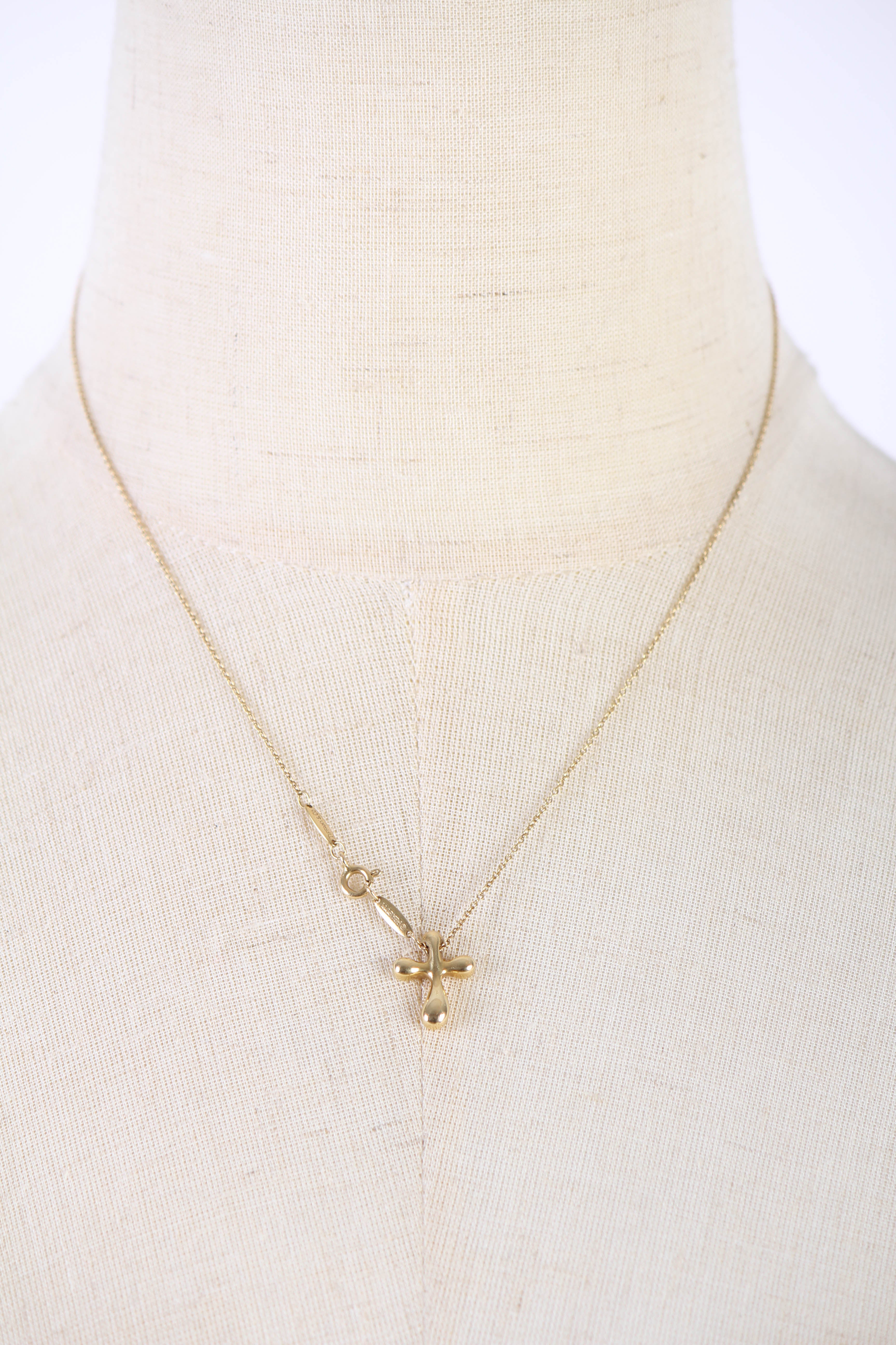 18K Cross Pendant