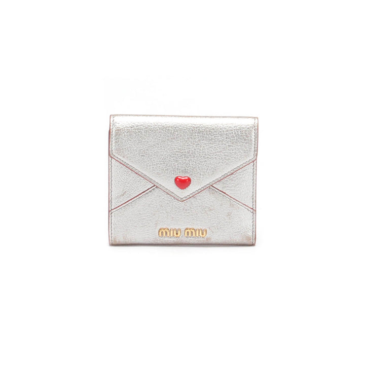 Leather Heart Love Small Wallet