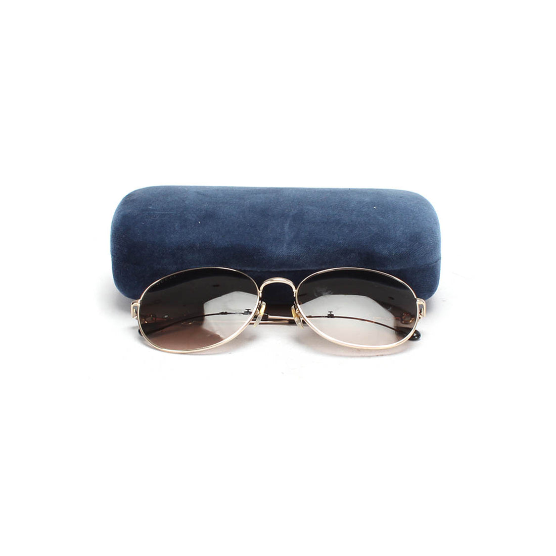 Horsebit Round Sunglasses