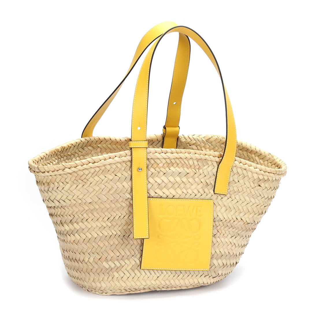 Raffia Basket Tote Bag