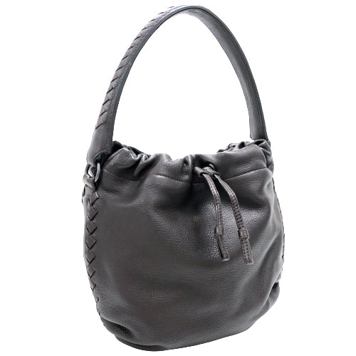 Leather Drawstring Handbag 209574