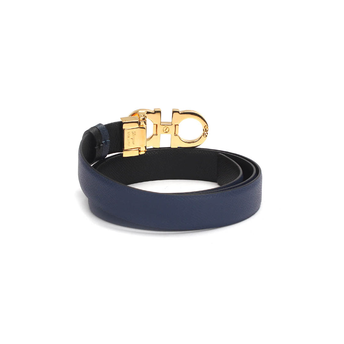 Gancini Leather Belt