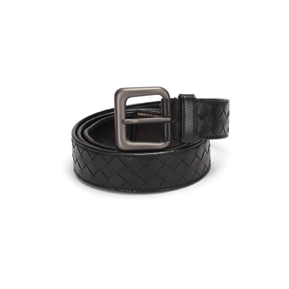 Intrecciato Leather Belt