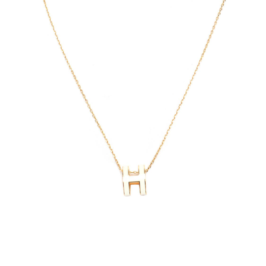 Pop H Pendant Necklace