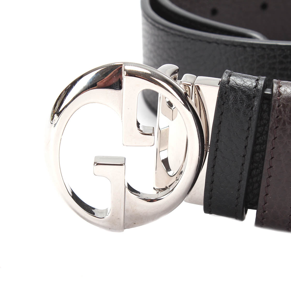 Interlocking G Leather Belt 449715