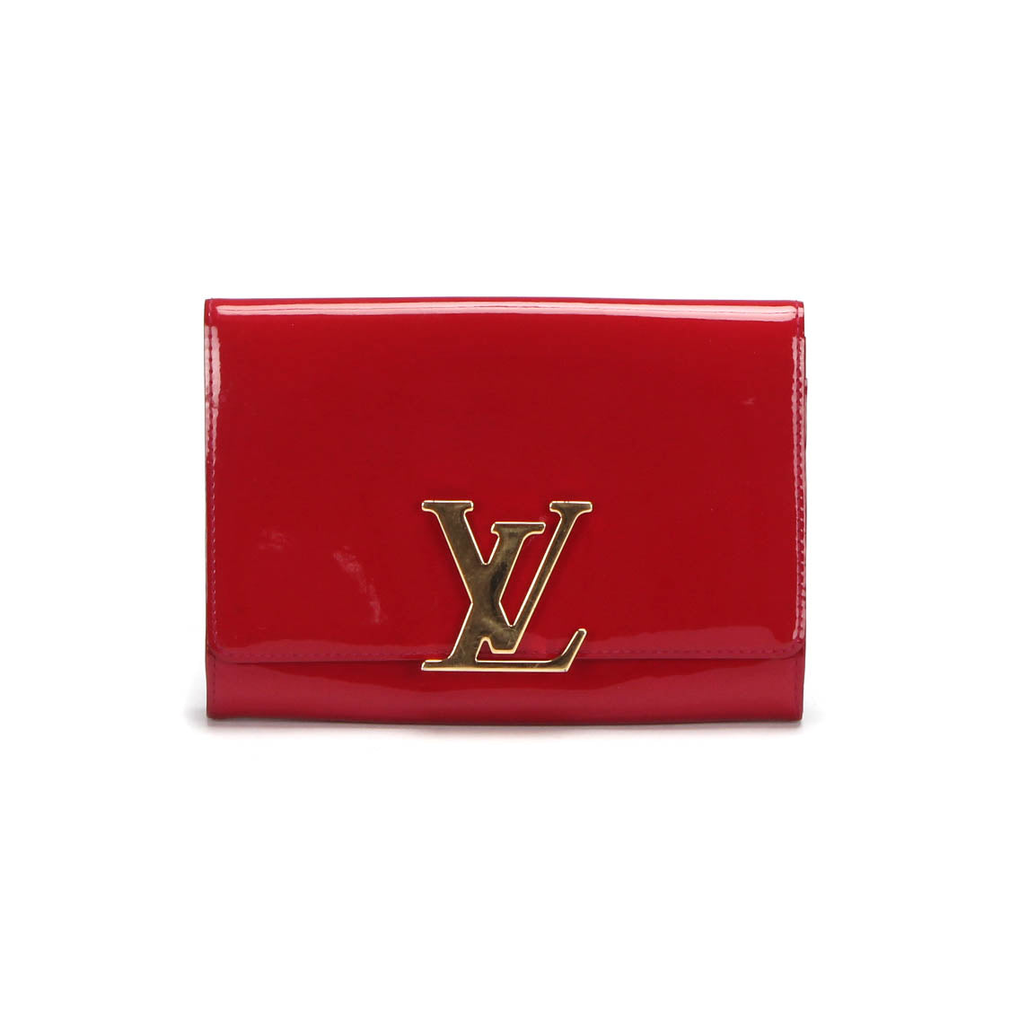 Louis Vuitton Vernis Louise Clutch Bag Leather Clutch Bag in Excellent condition
