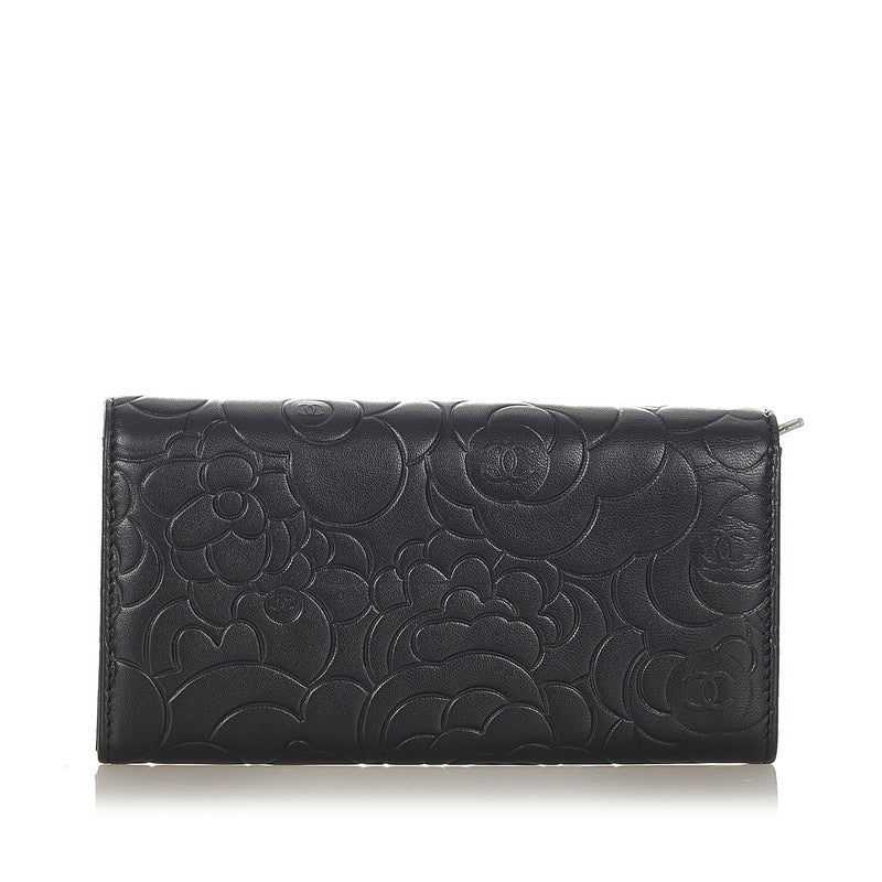 CC Camellia Long Wallet