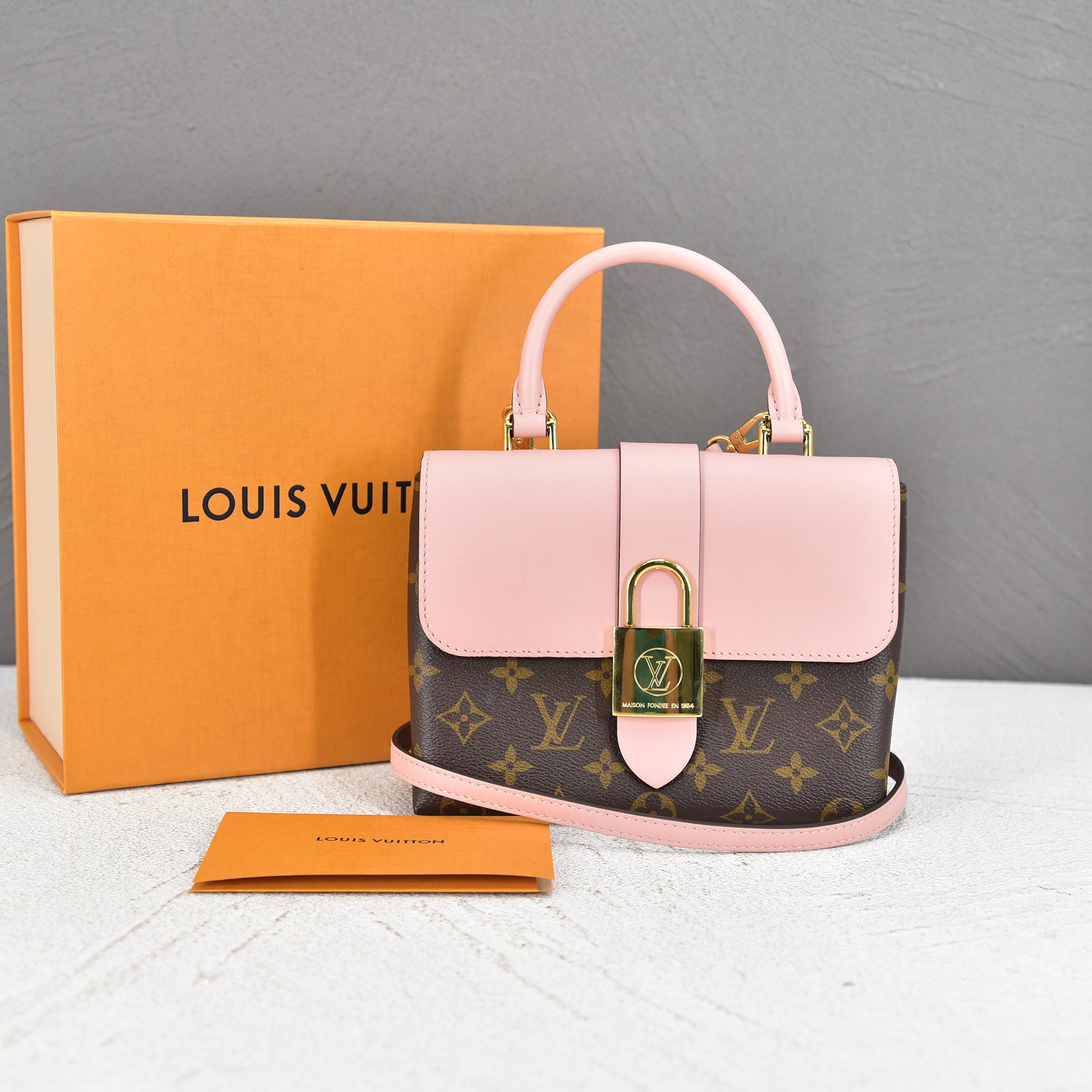 Louis Vuitton Monogram Locky BB Rose Poudre