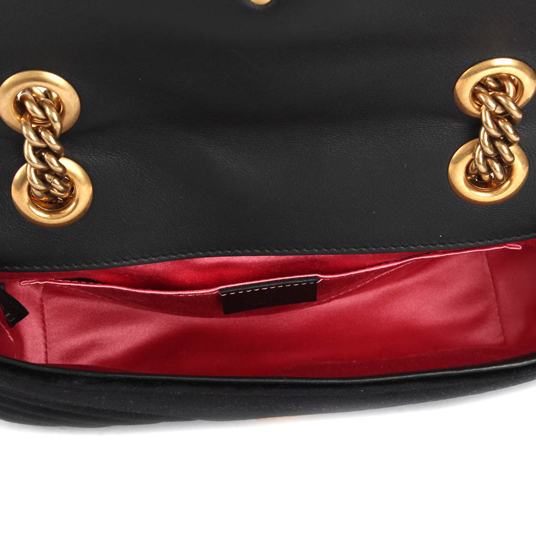 Mini GG Marmont Velvet Shoulder Bag 446744