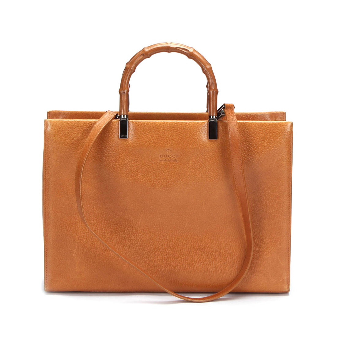 Bamboo Leather Handle bag 002.1034