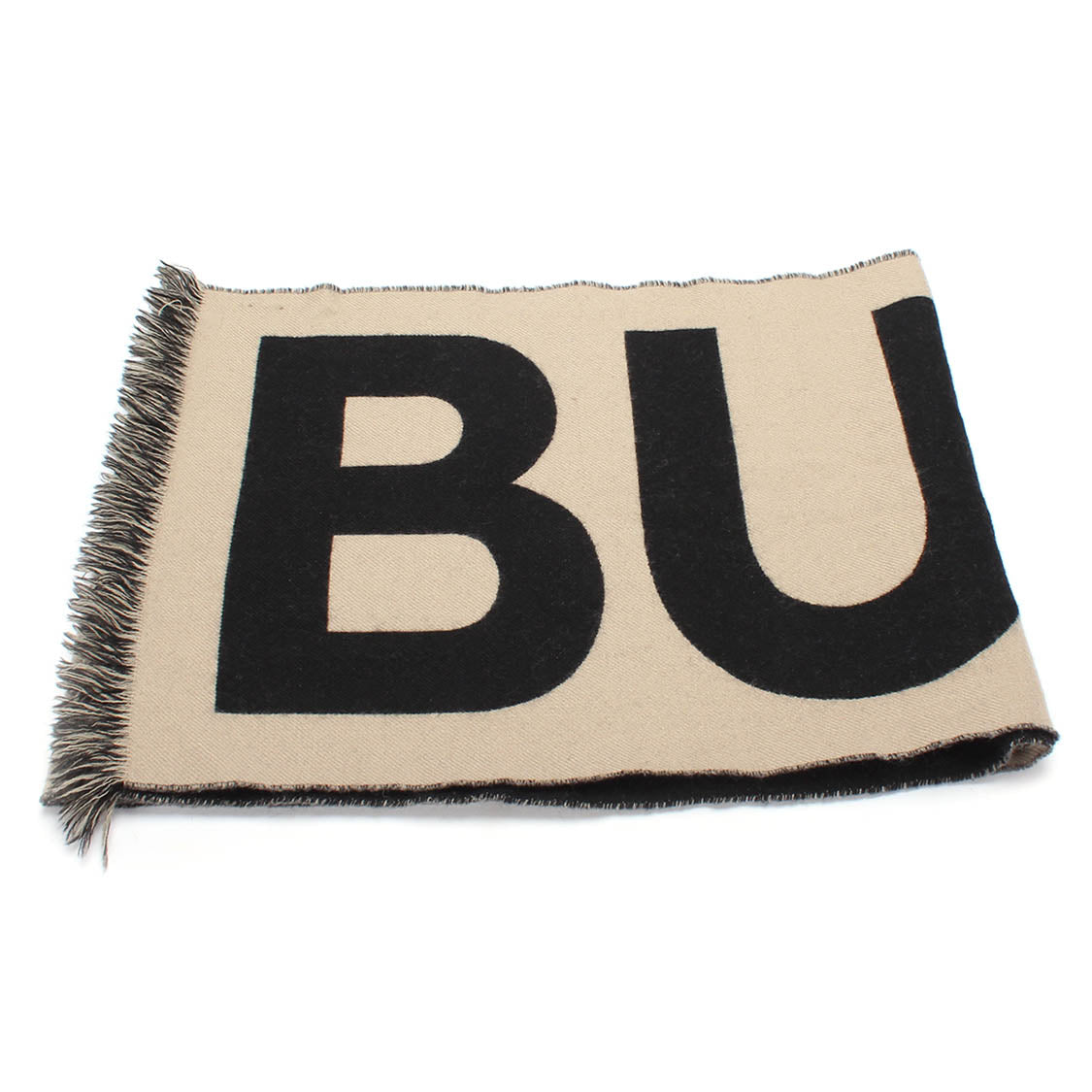 Logo Wool Scarf