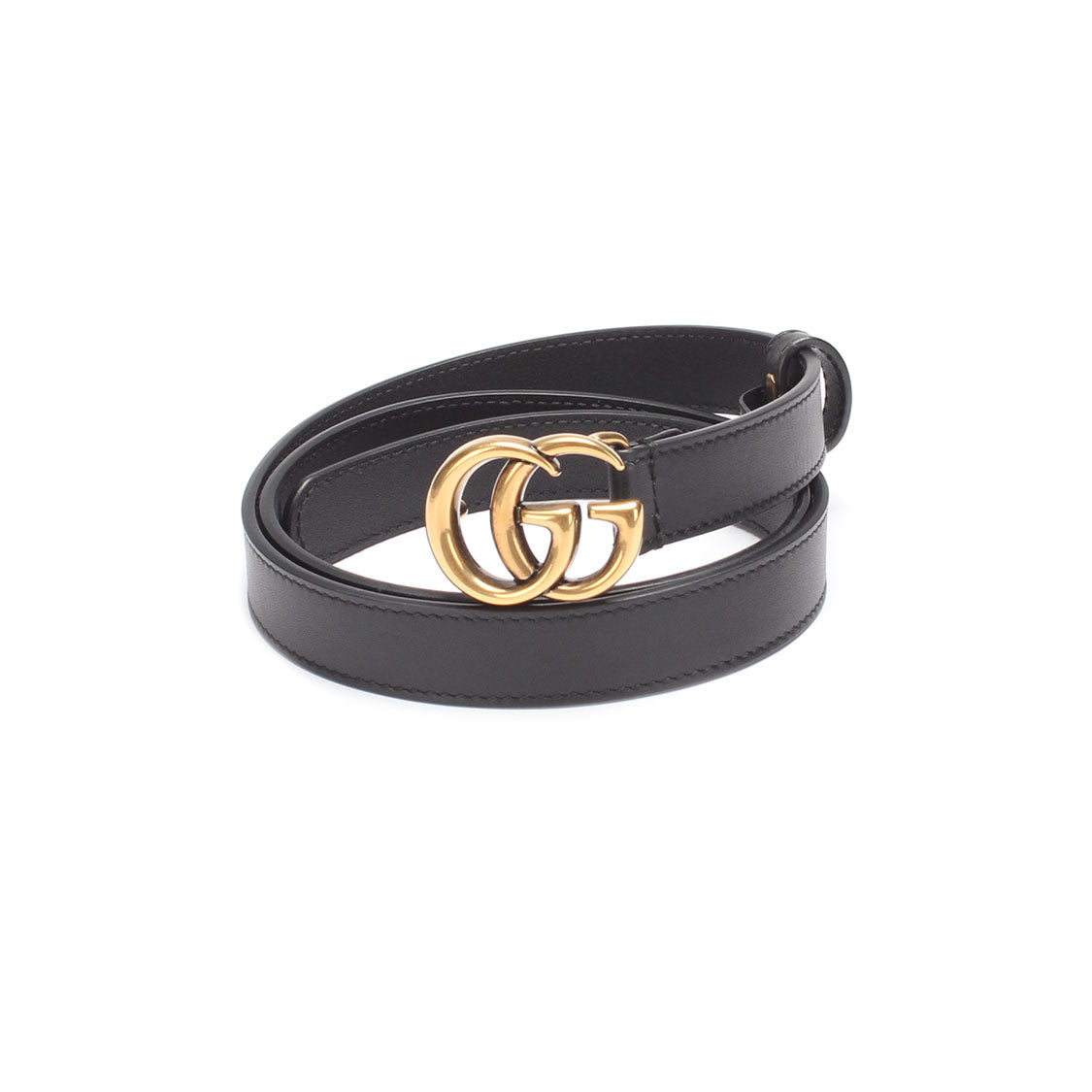 GG Marmont Leather Belt 409417