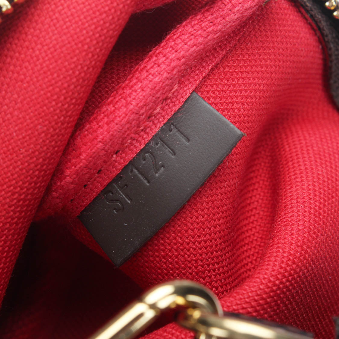 Louis Vuitton Damier Mini Pochette Accessoires Pouch N58009 LV