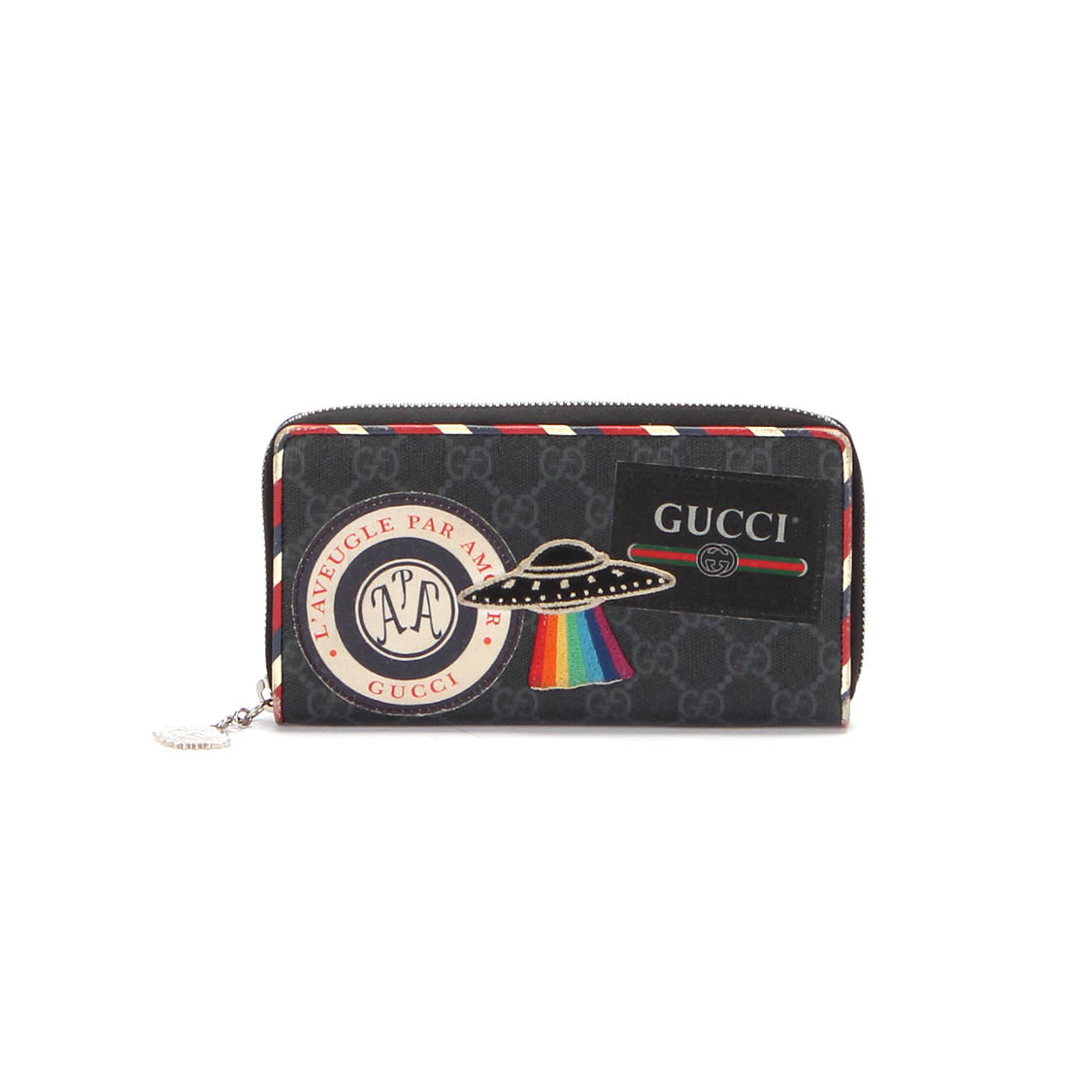 Night Courrier GG Supreme Long Wallet