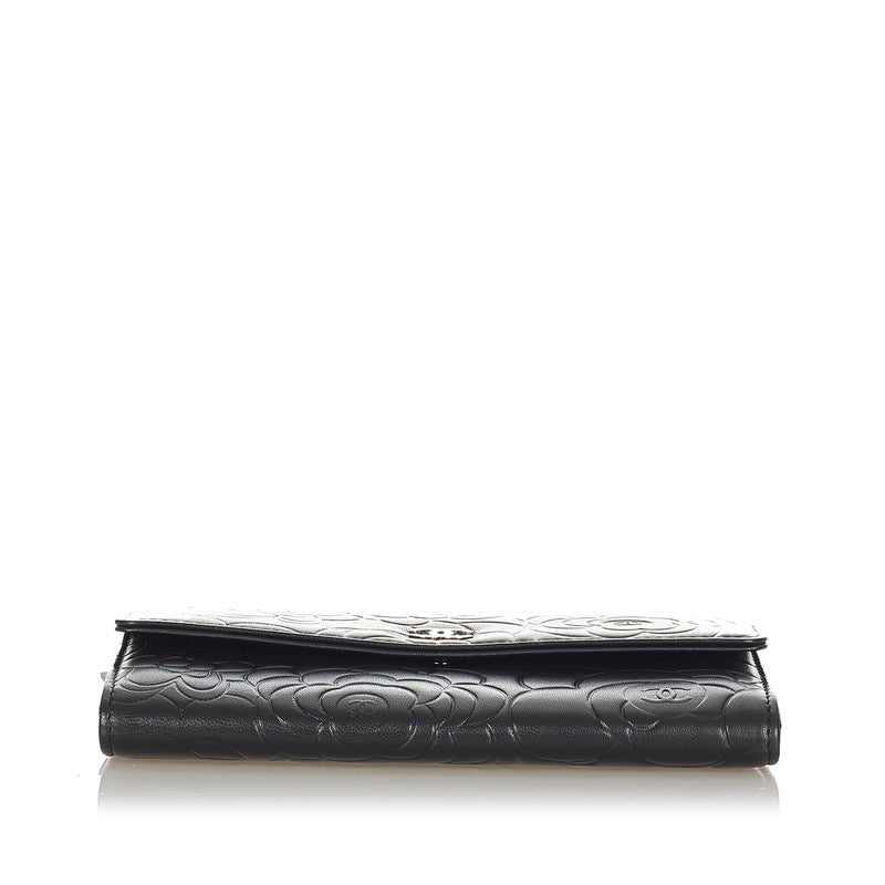 CC Camellia Long Wallet