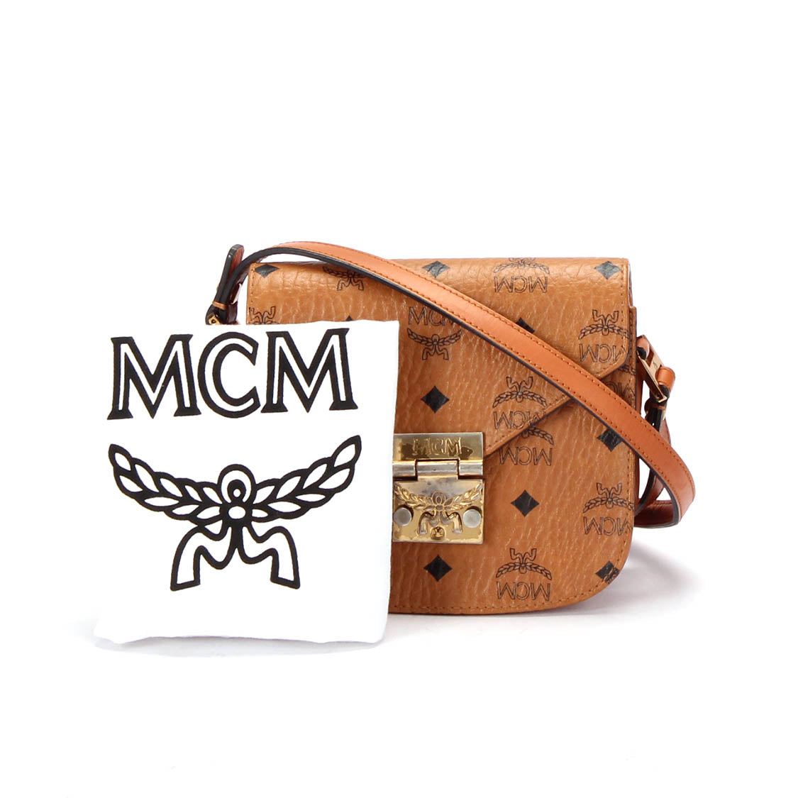 MCM Visetos Patricia Crossbody Bag (SHG-26270) – LuxeDH