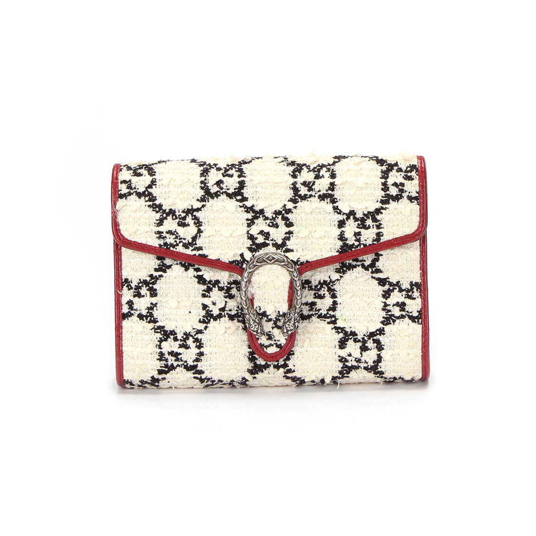 GG Tweed Dionysus Wallet on Chain 401231