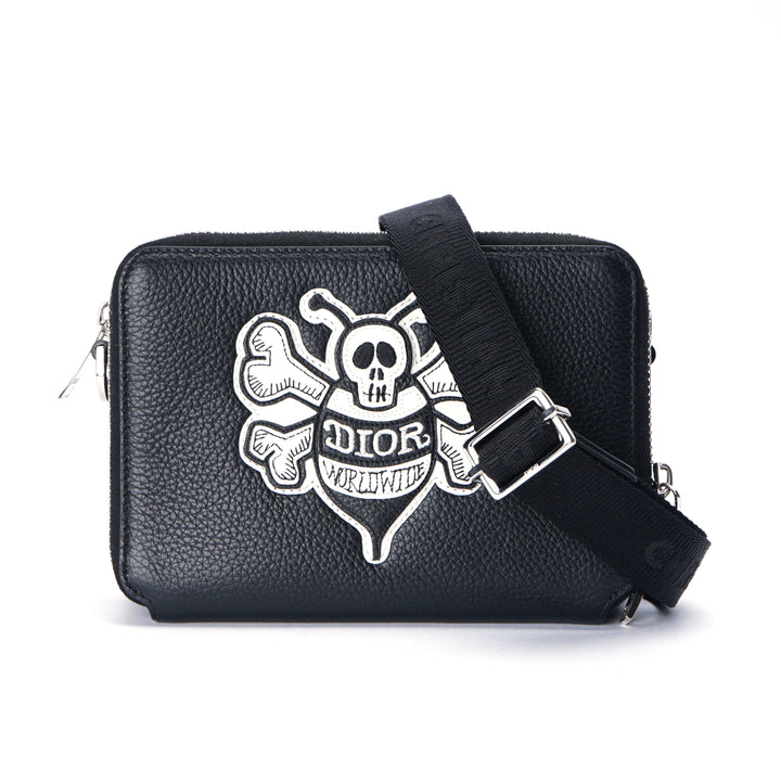 Dior X Shawn Bee Patch Shoulder Bag