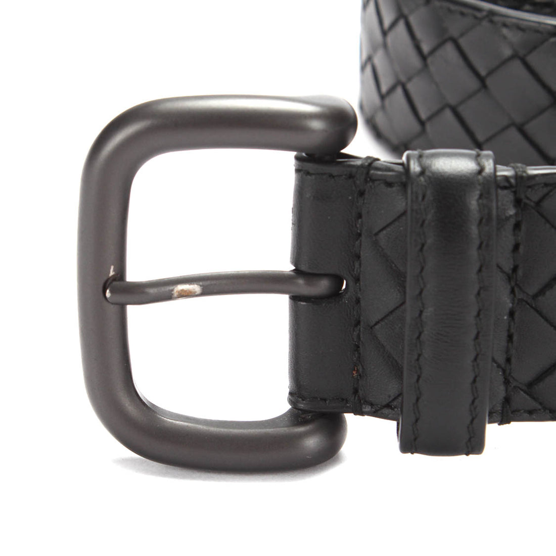 Intrecciato Leather Belt