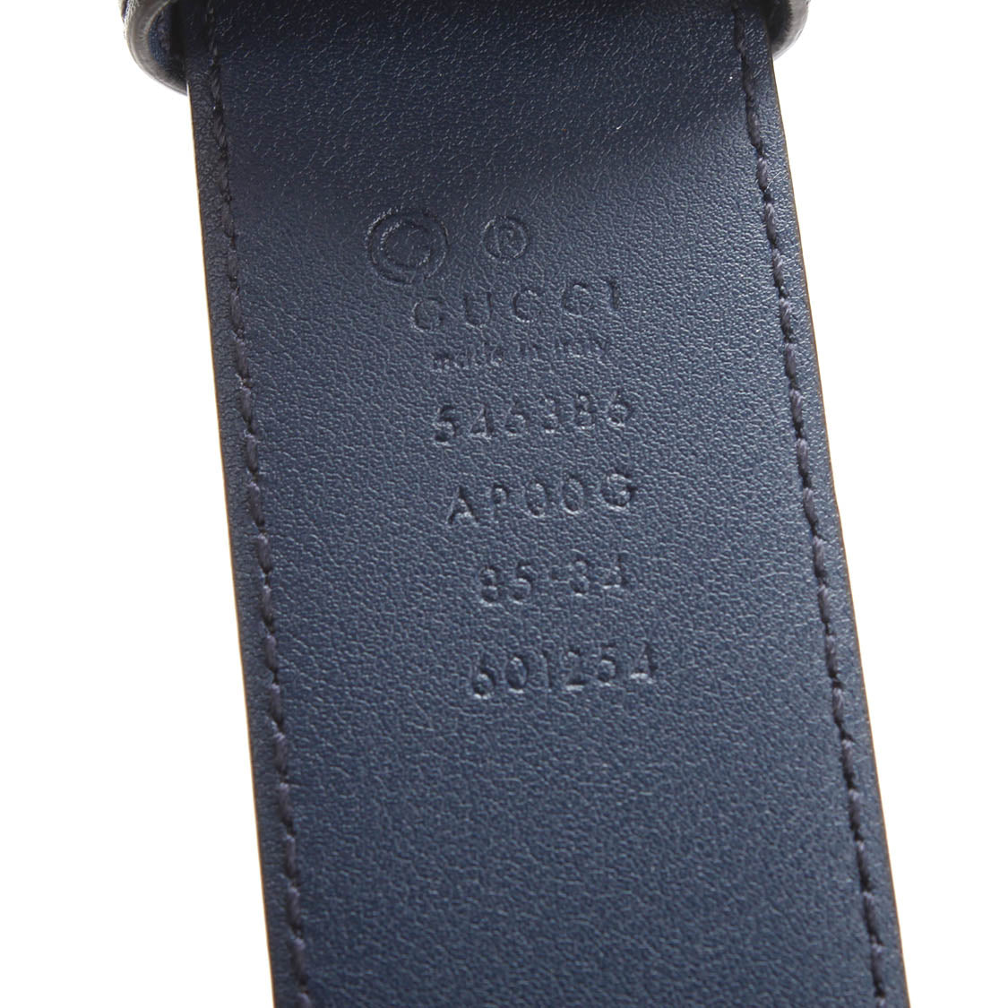 Interlocking G Leather Belt 546386