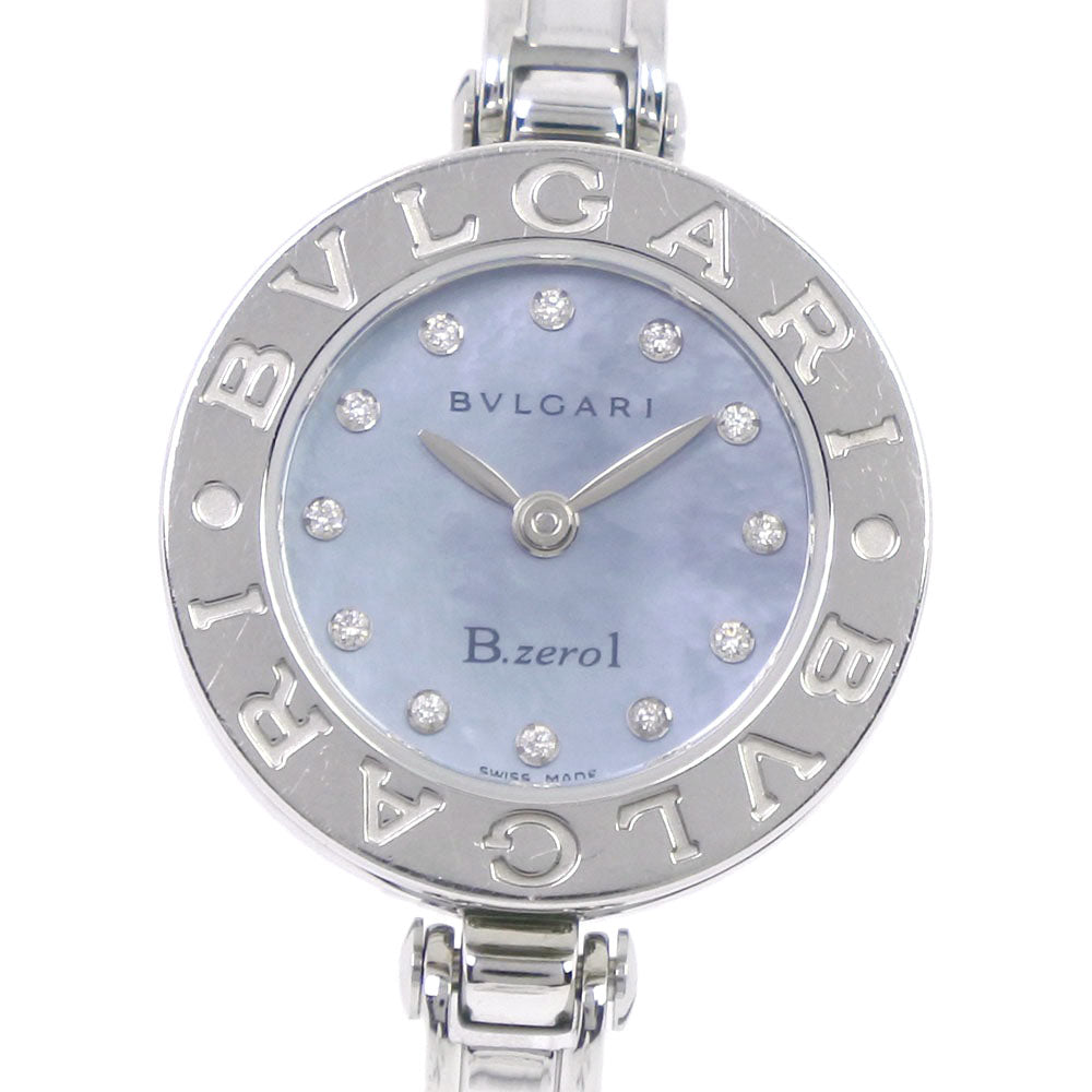 Other  Bulgari Bzero1 12P Diamond BZ22SS Stainless Steel Watch with Blue Shell Dial for Ladies [Used] Metal Quartz BZ22SS in Good condition