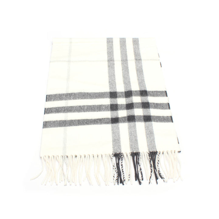 Check Cashmere Scarf