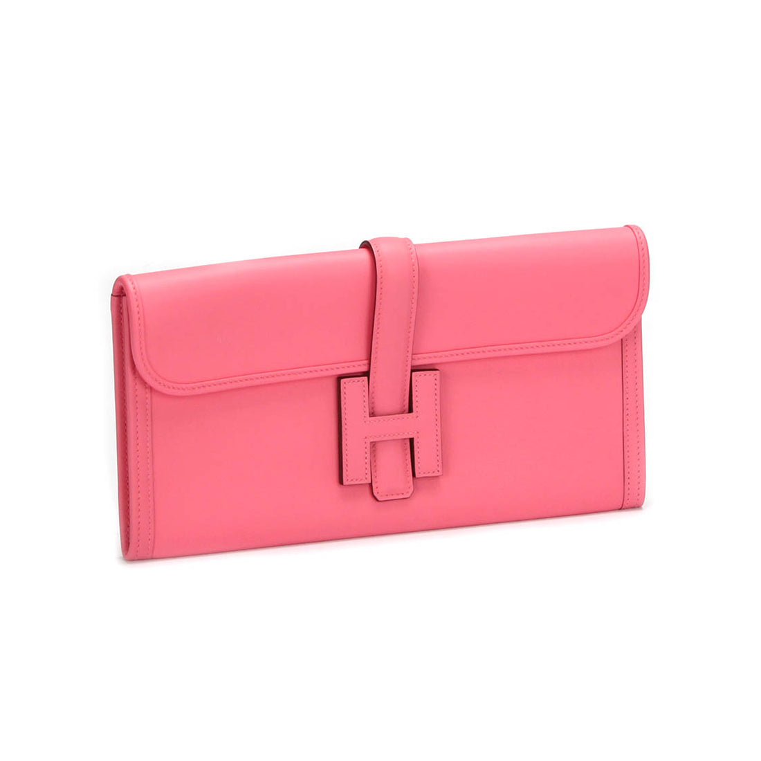 Jige Leather Clutch Bag