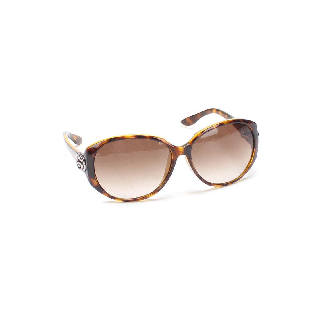 Interlocking G Accent Tortoiseshelle Glasses