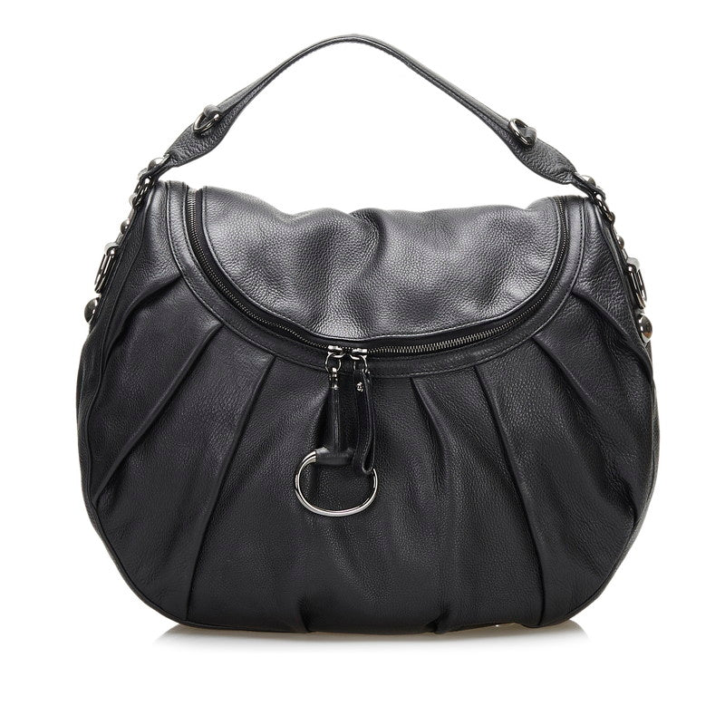 Icon Bit Leather Shoulder Bag 228584