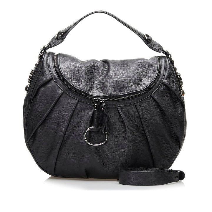 Icon Bit Leather Shoulder Bag 228584