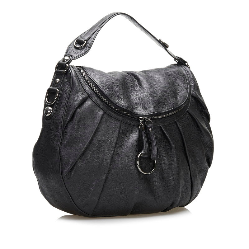 Icon Bit Leather Shoulder Bag 228584