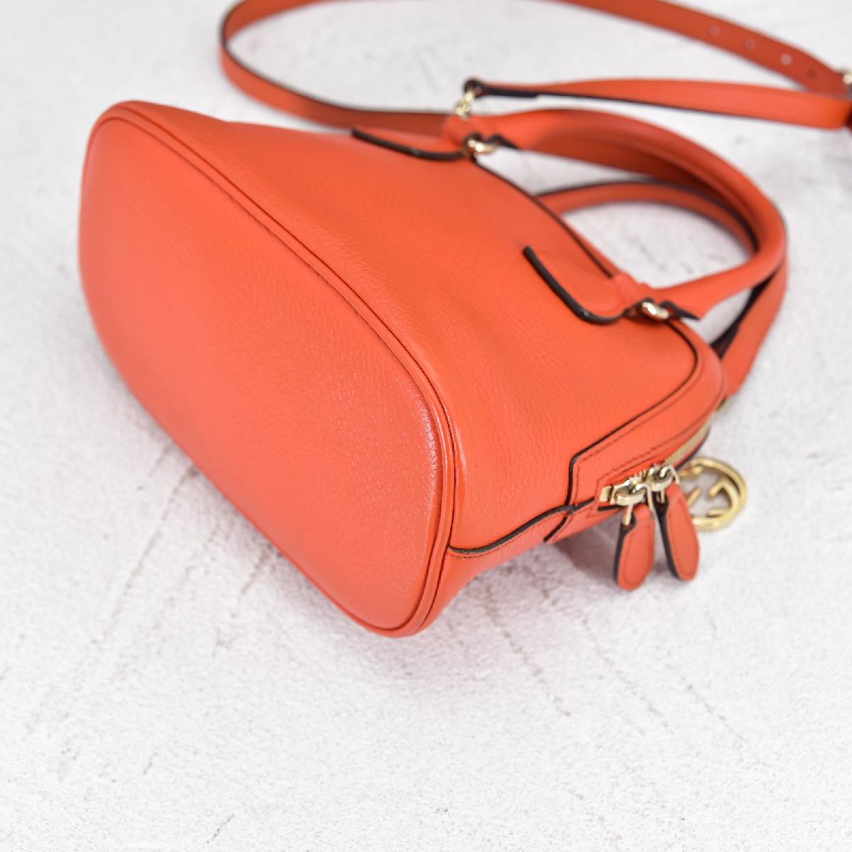 GG Charm Leather Handbag 449661
