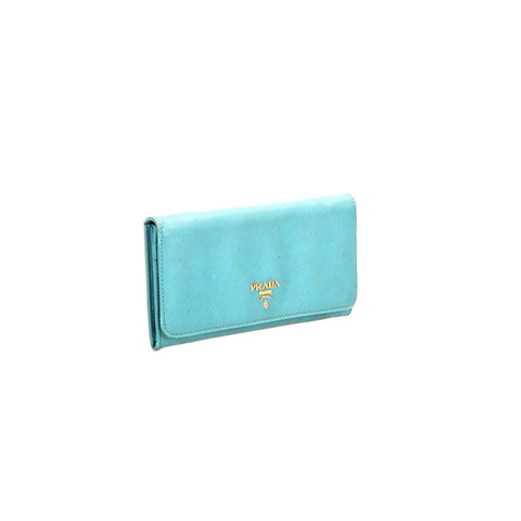 Saffiano Bi-Fold Long Wallet