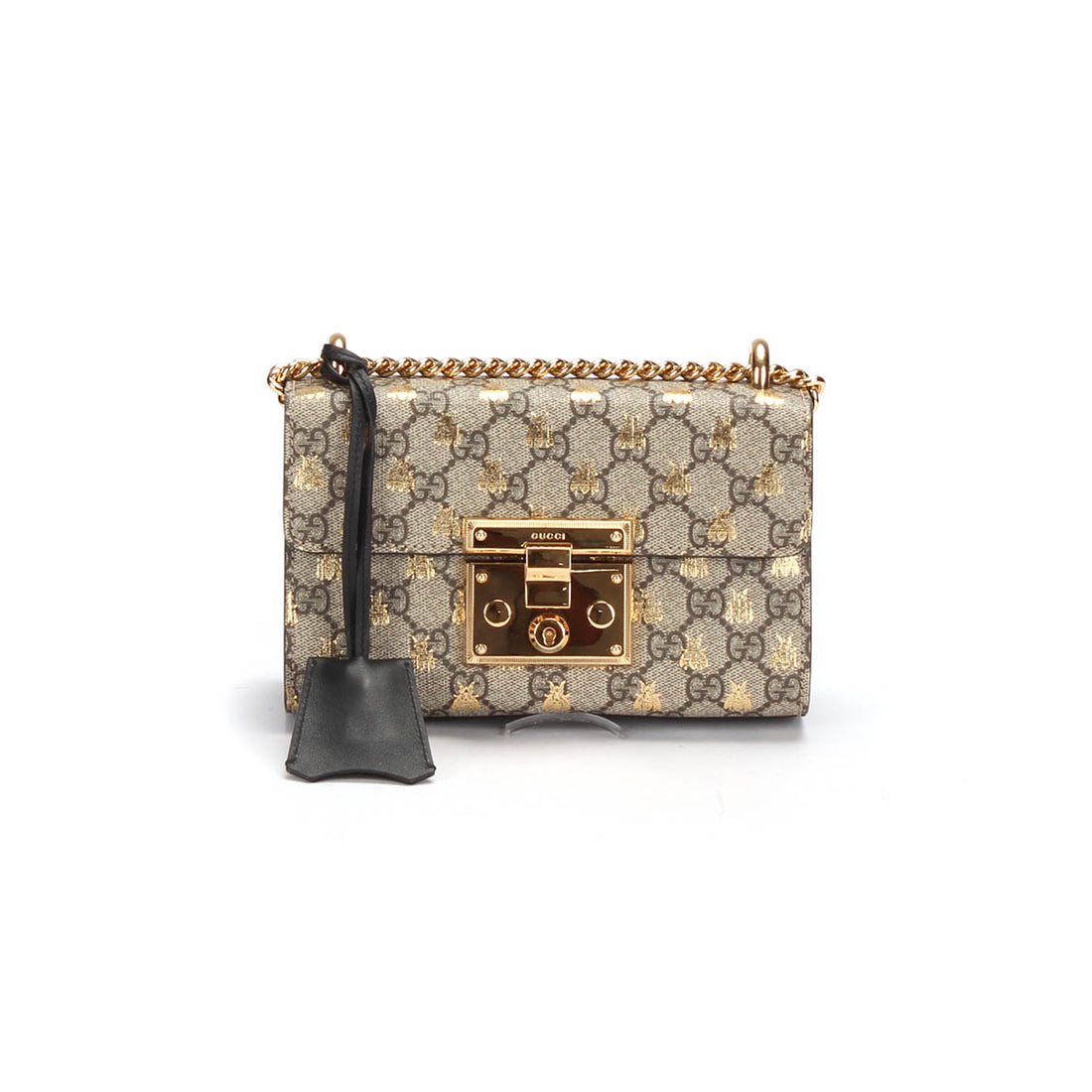 Small GG Supreme Bee Padlock Shoulder Bag 409487