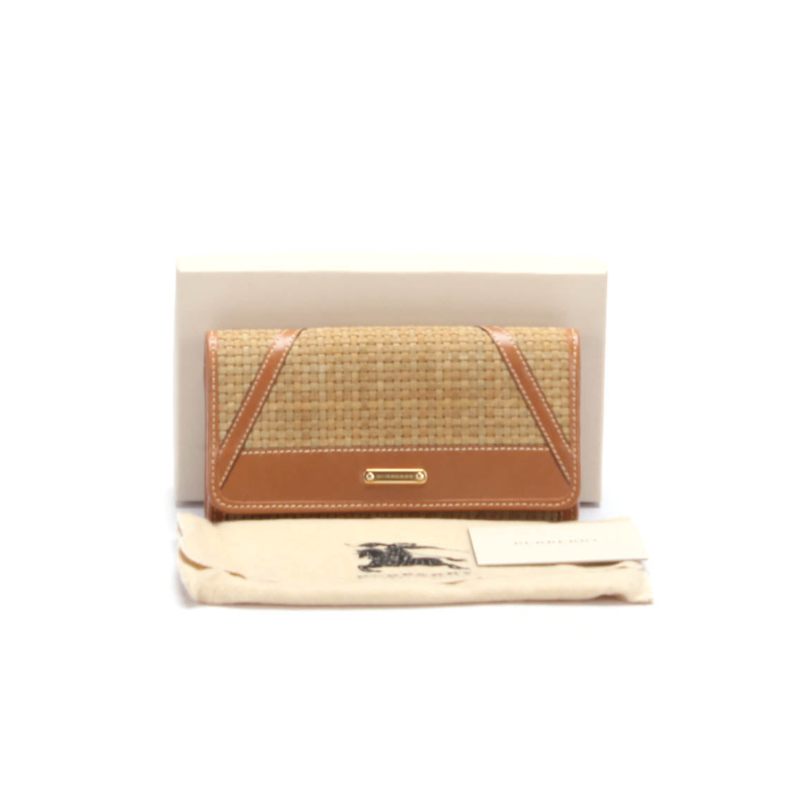 Raffia Long Wallet