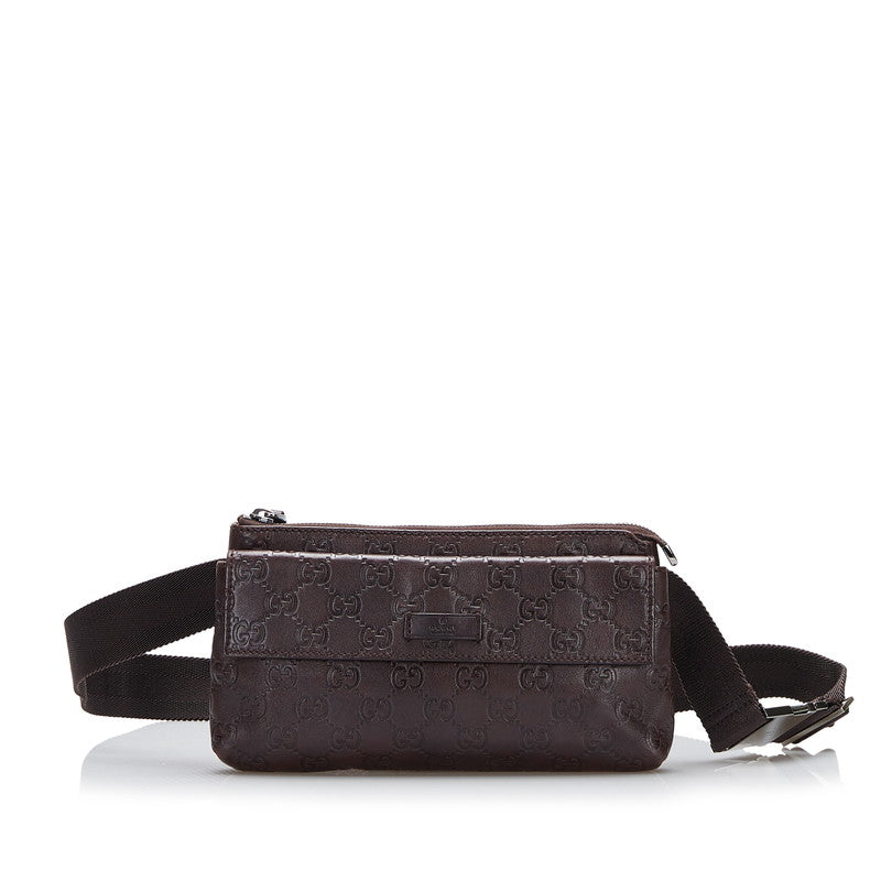 Guccissima Leather Belt Bag 162916