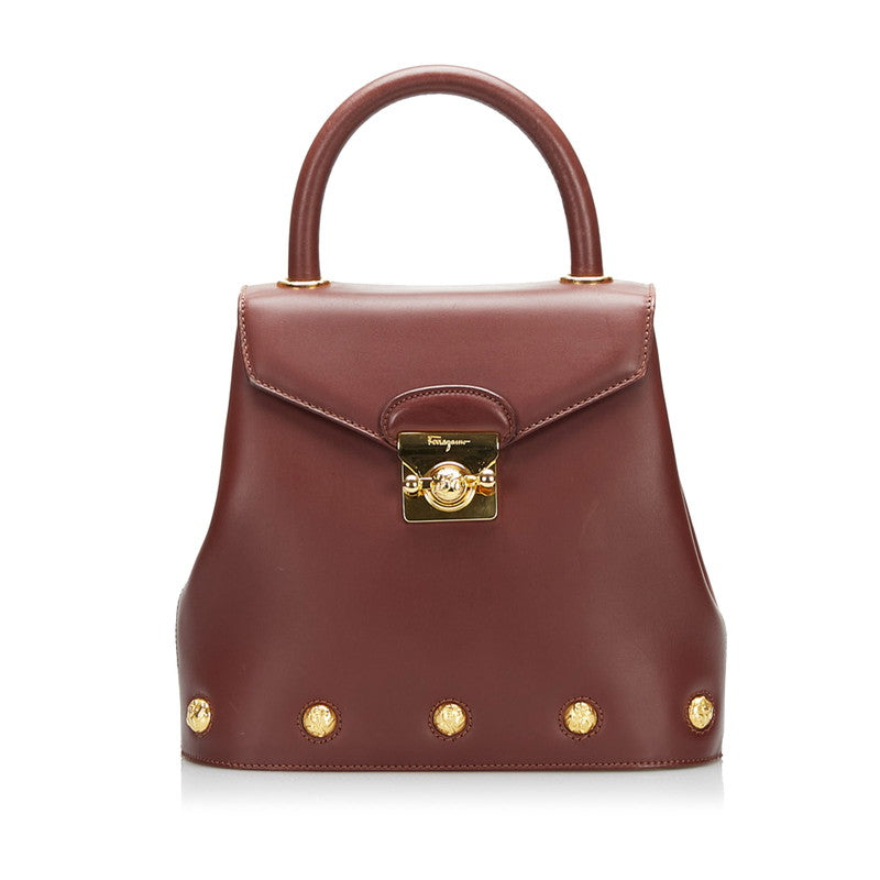 Leather Top Handle Two-Way Bag