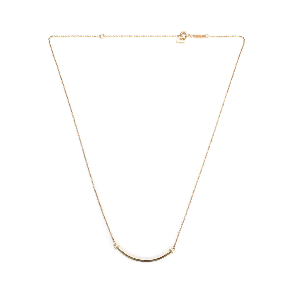 18K Smile Pendant Necklace