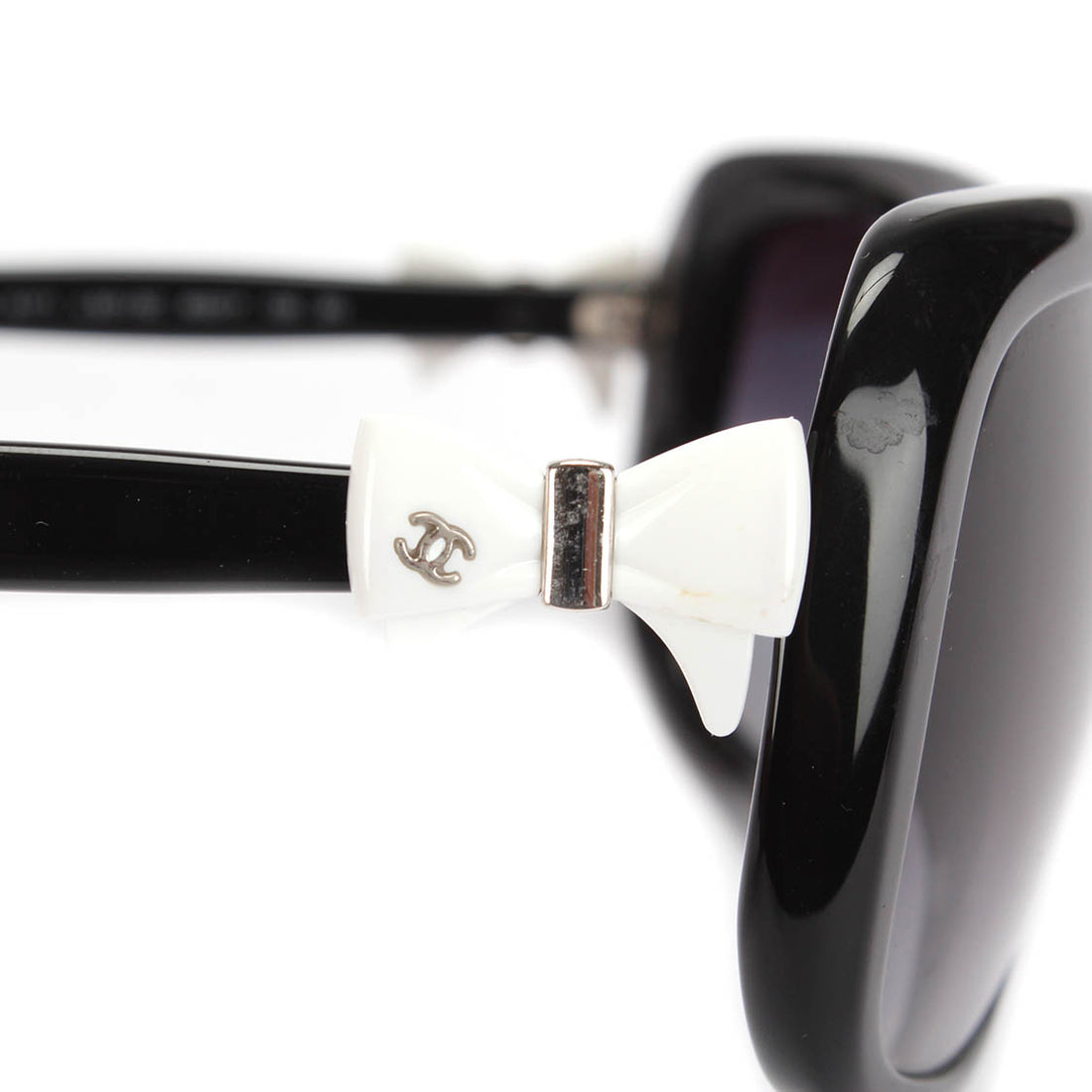 CC Bow Square Tinted Sunglasses