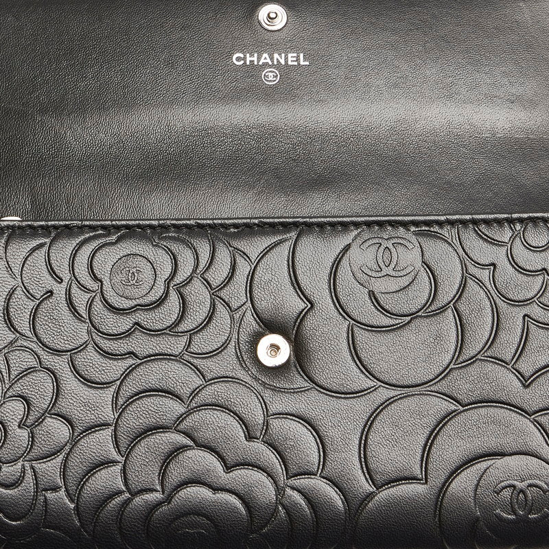 CC Camellia Long Wallet