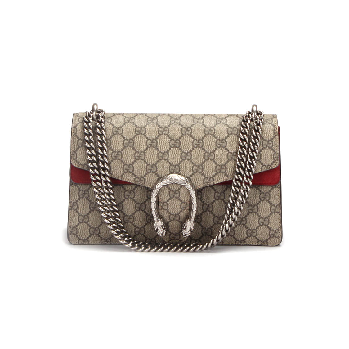 Gucci Small GG Supreme Dionysus Shoulder Bag Canvas Shoulder Bag 400249 in Excellent condition
