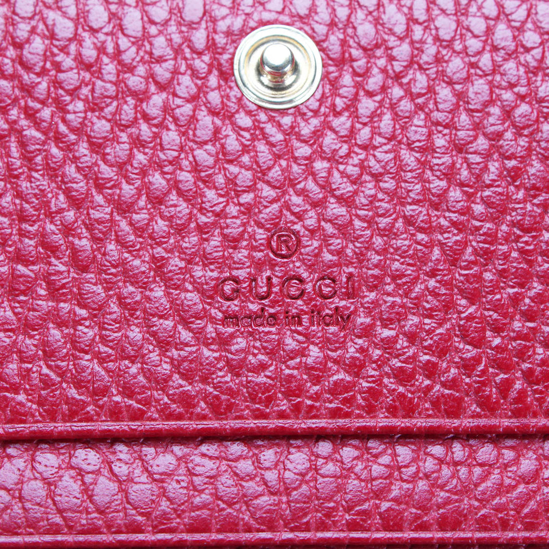 GG Leather Card Case 456126