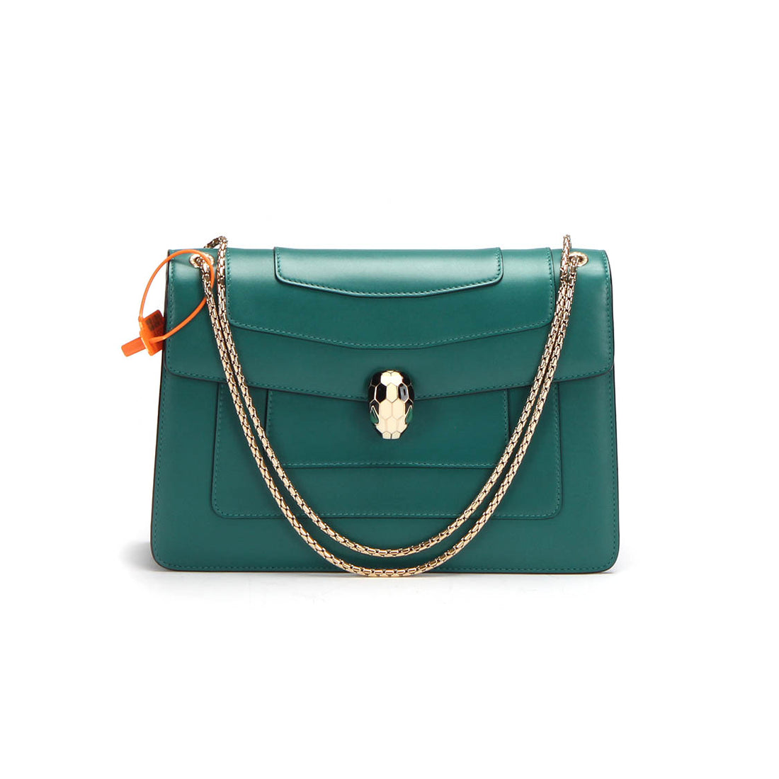 Serpenti Forever Leather Shoulder Bag