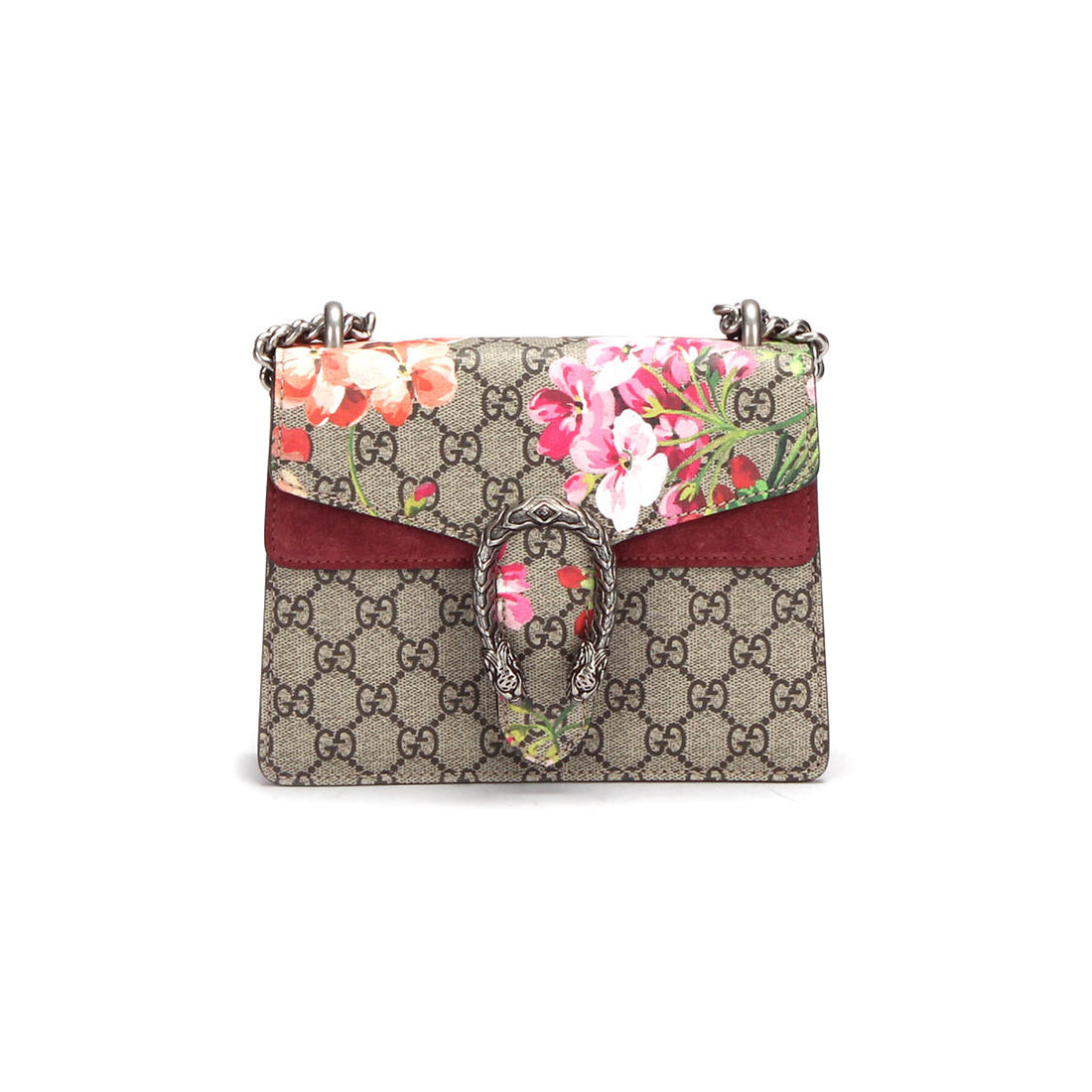 Mini GG Supreme Blooms Dionysus Shoulder Bag 421970