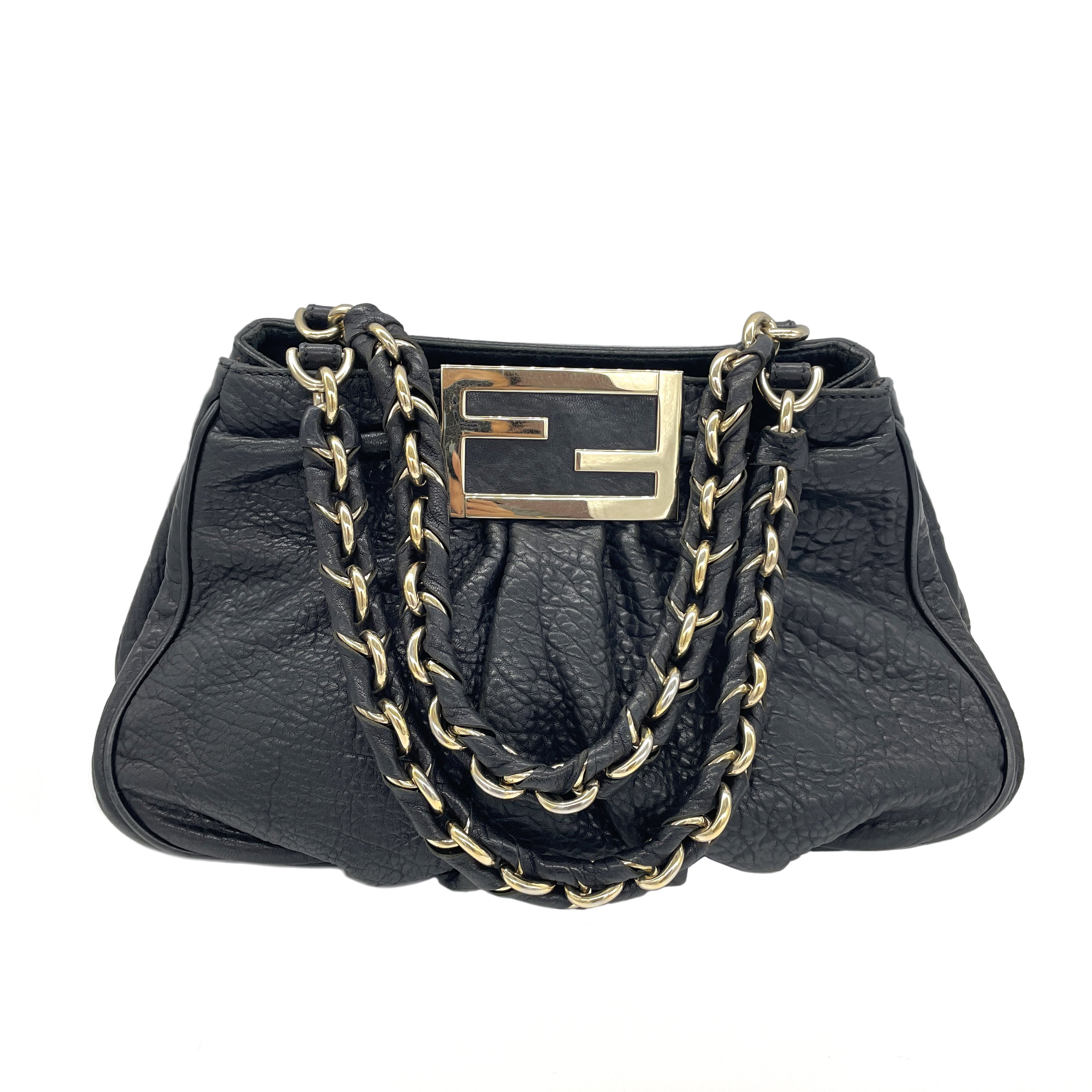 Fendi Mia Leather Handbag Leather Handbag in Excellent condition