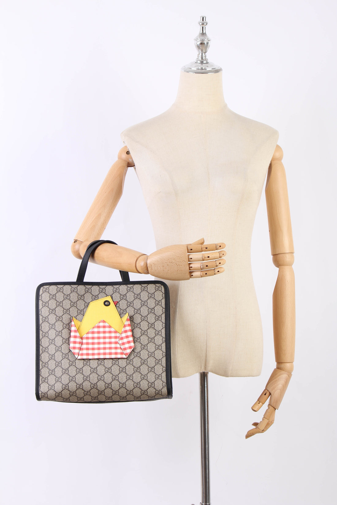 GG Supreme Chick Applique Handbag 606192