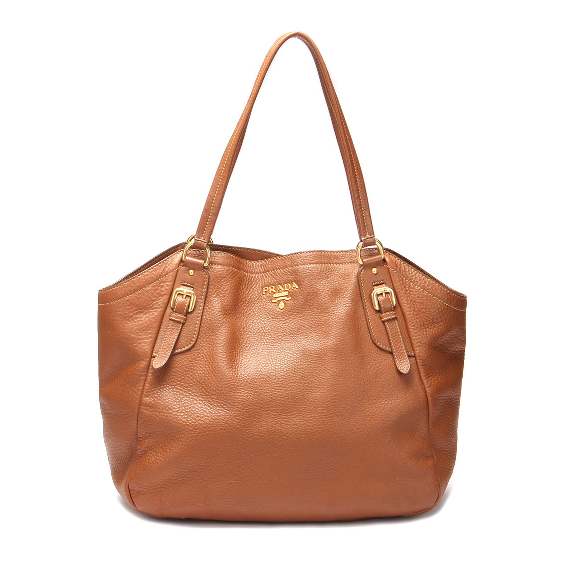 Vitello Daino Leather Shoulder Bag