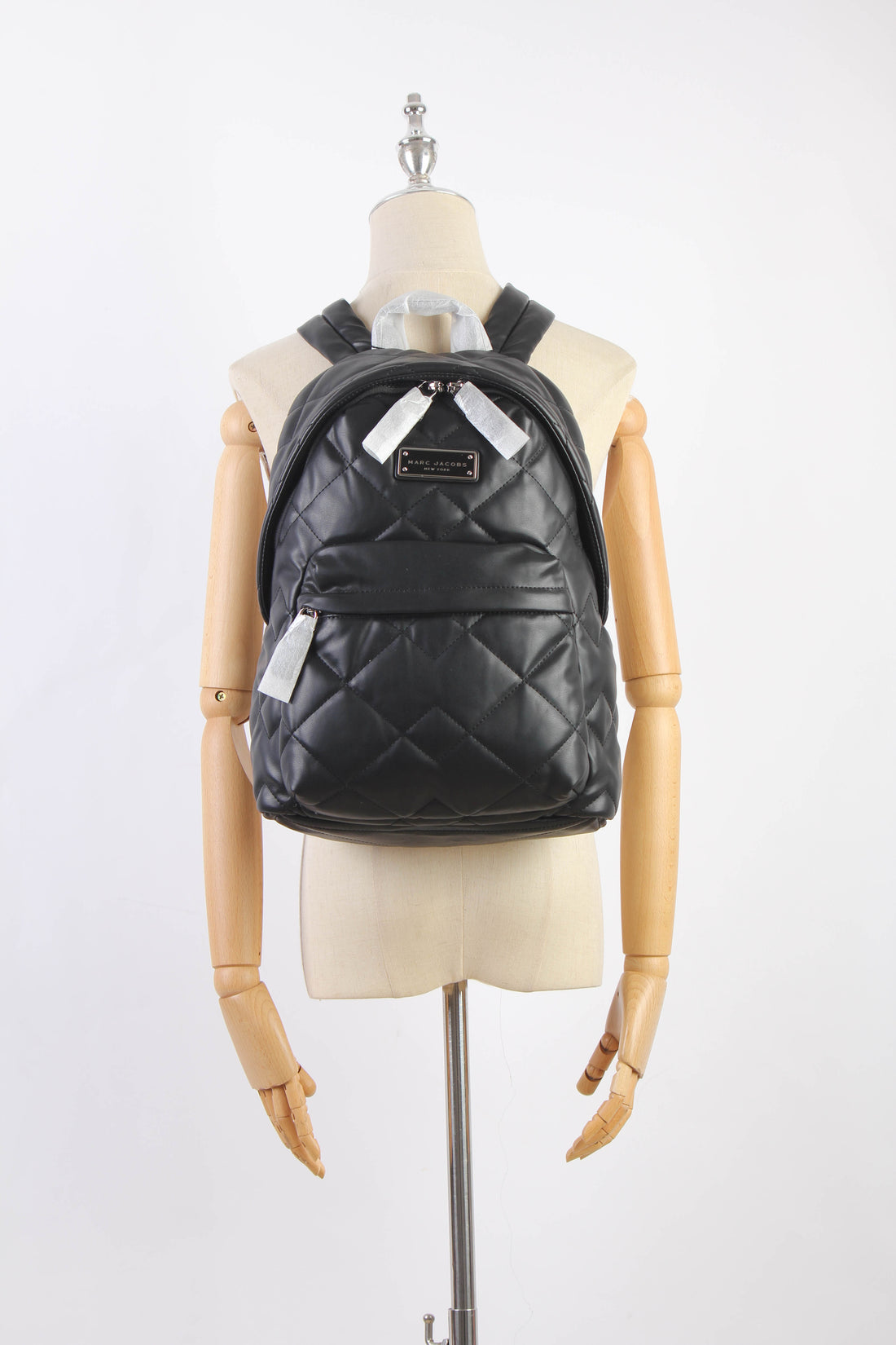 Quilted Moto Leather Backpack