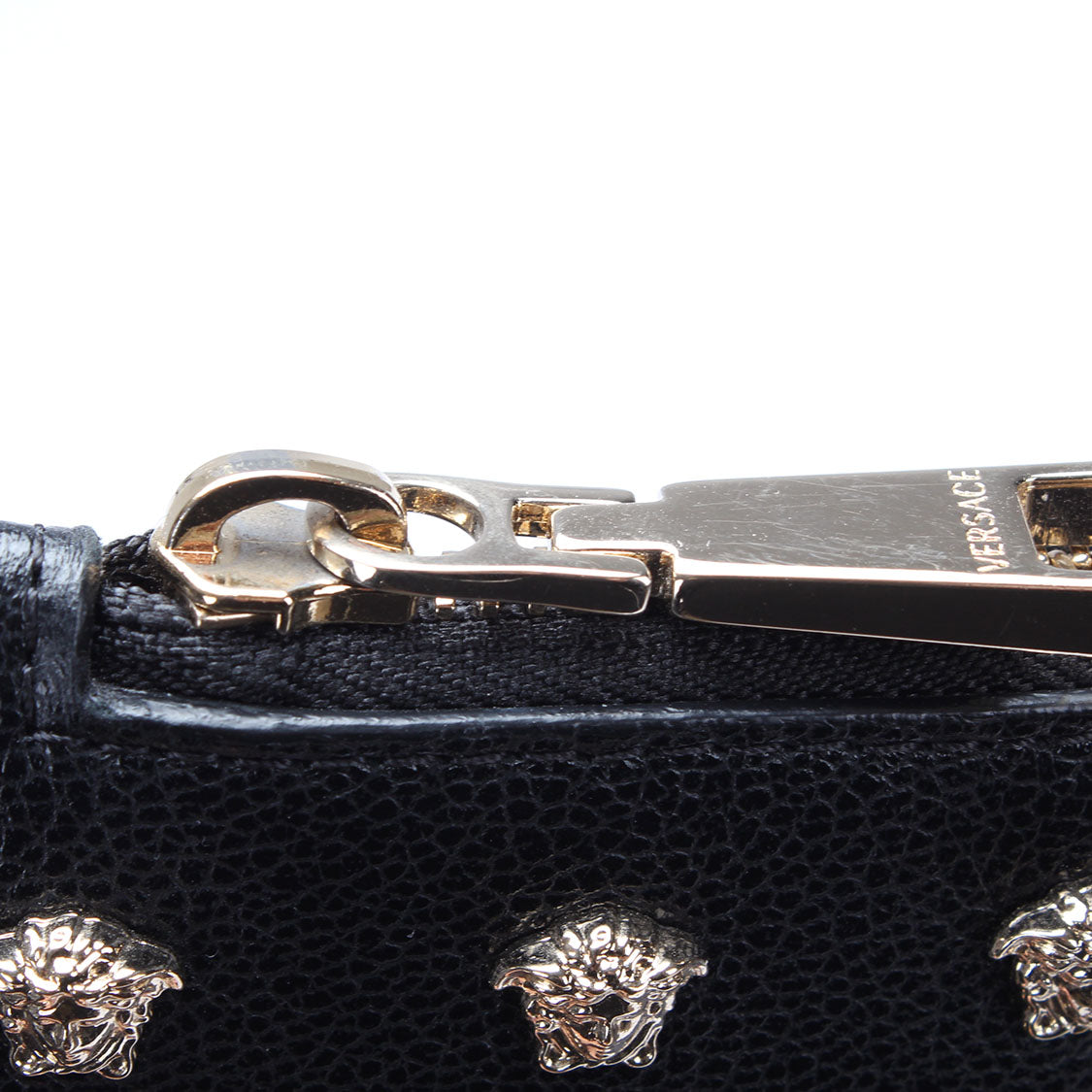 Leather Studded Clutch