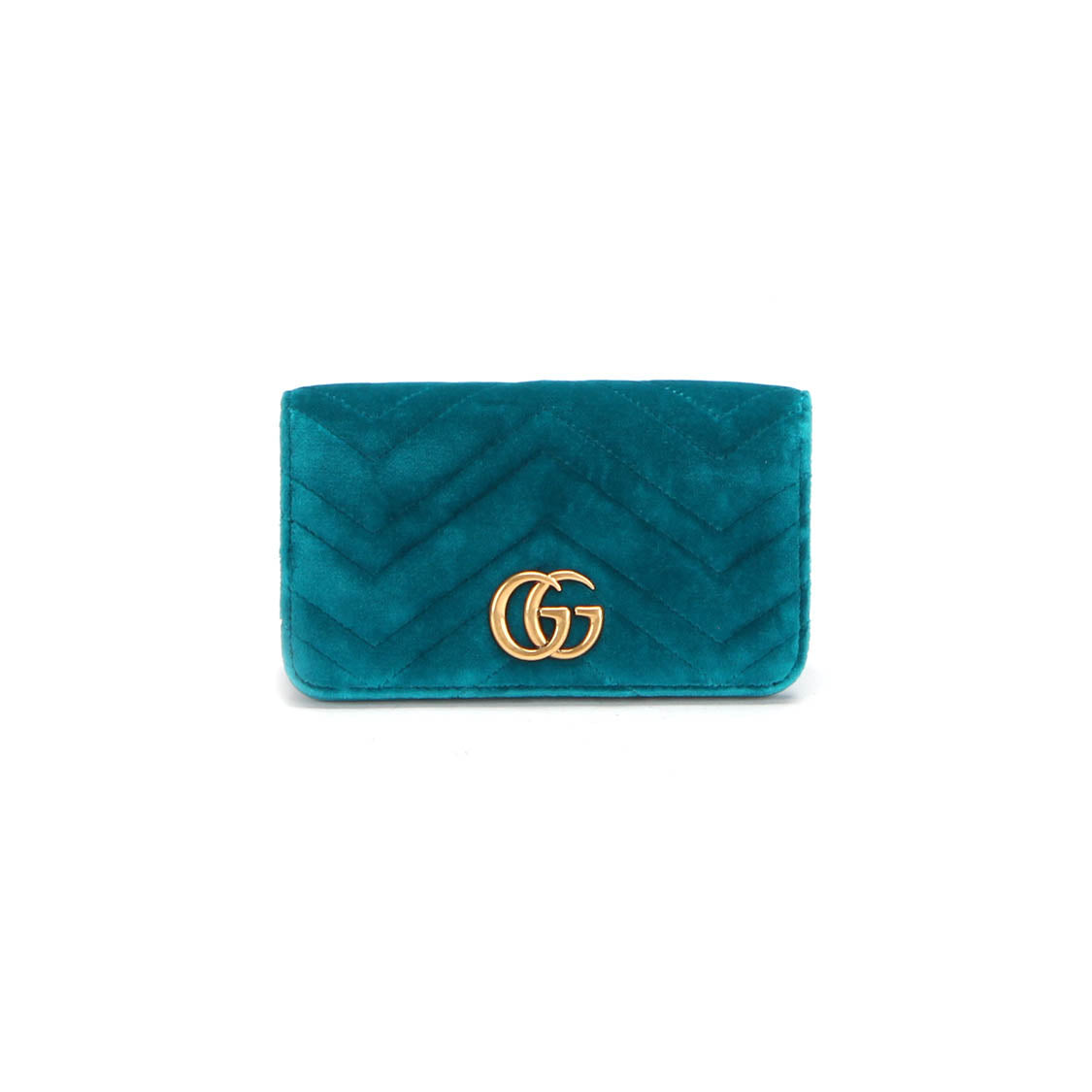 Mini GG Marmont Velvet Crossbody Bag 488426